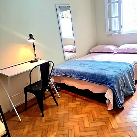 Quarto Com Anfitria Em Copa Río de Janeiro Exterior foto